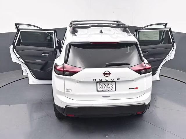 2026 Everest White Pearl Tricoat Nissan Rogue Rock Creek AWD SUV
