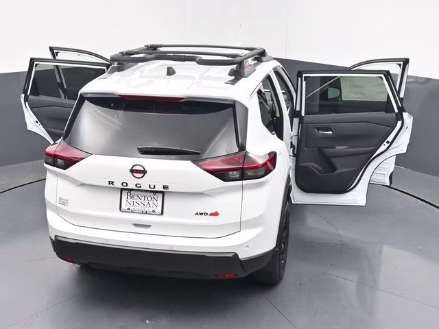 2026 Everest White Pearl Tricoat Nissan Rogue Rock Creek AWD SUV