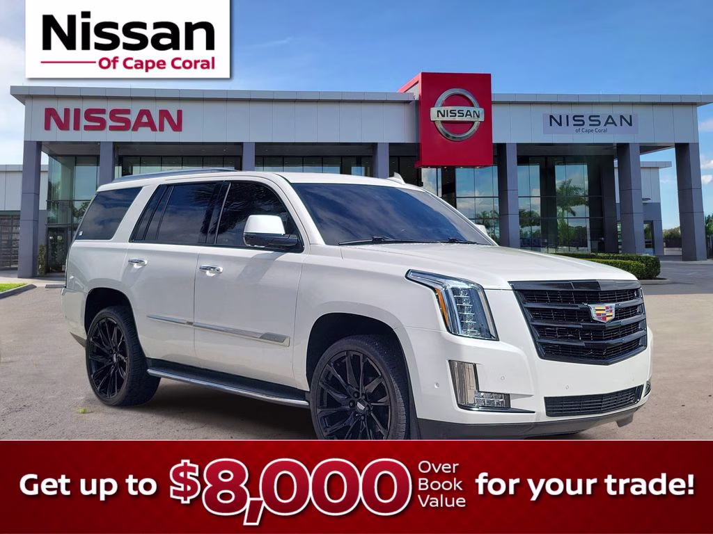 2020 Crystal White Tricoat Cadillac Escalade Luxury RWD SUV