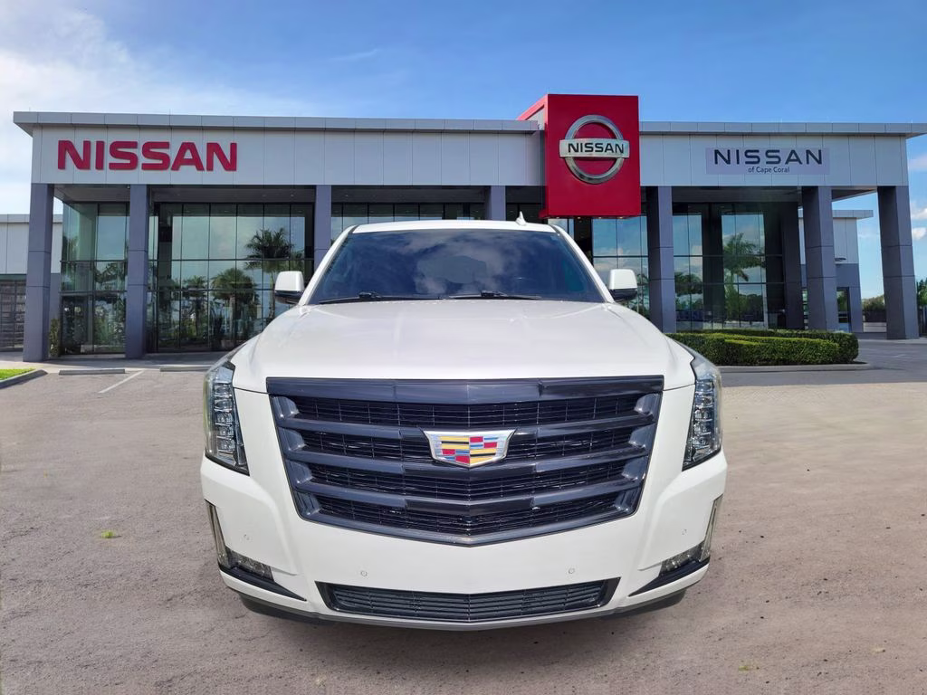 2020 Crystal White Tricoat Cadillac Escalade Luxury RWD SUV