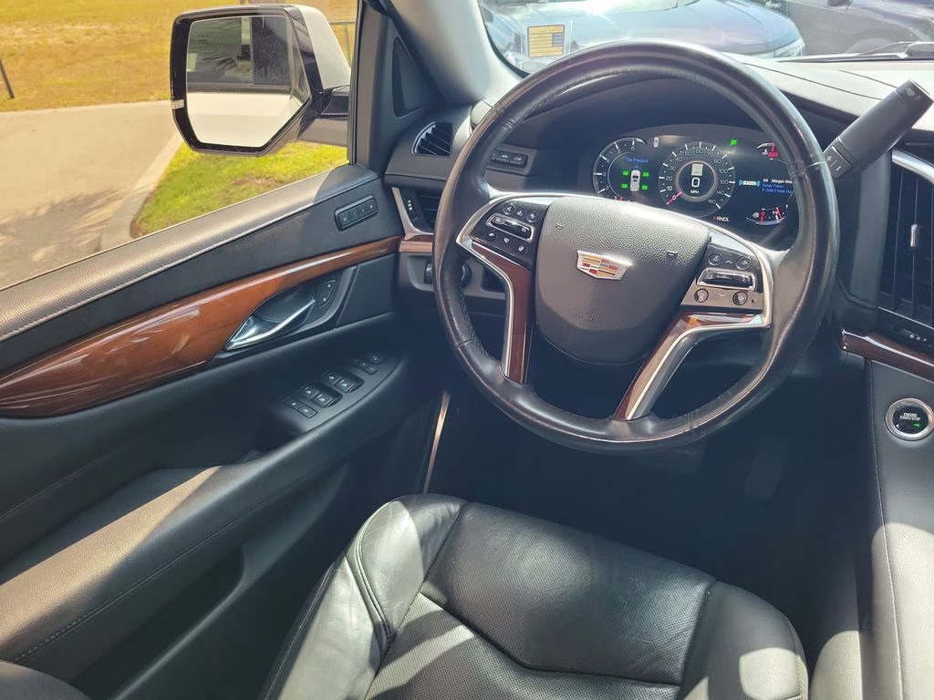 2020 Crystal White Tricoat Cadillac Escalade Luxury RWD SUV