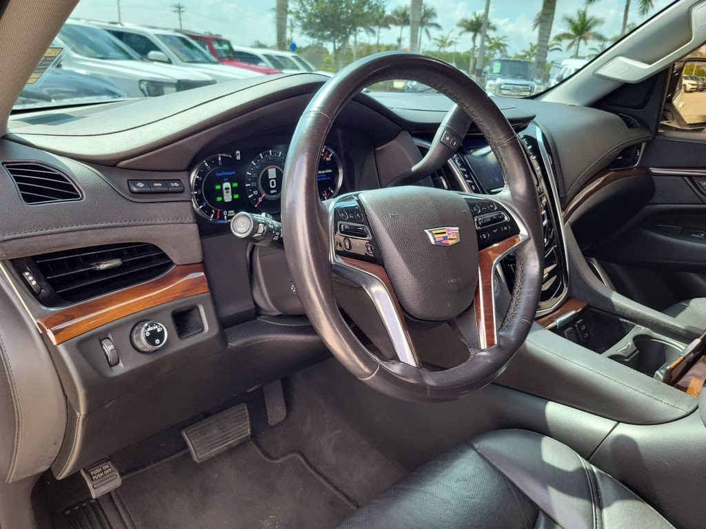 2020 Crystal White Tricoat Cadillac Escalade Luxury RWD SUV