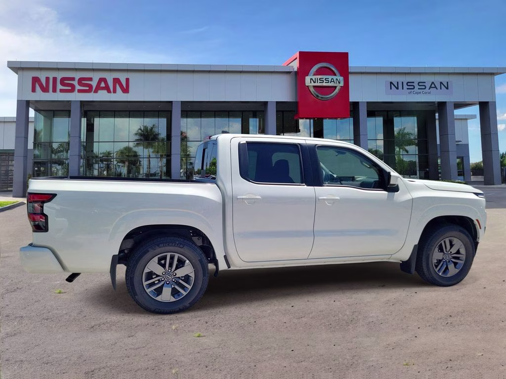 2026 Glacier White Nissan Frontier SV RWD Truck