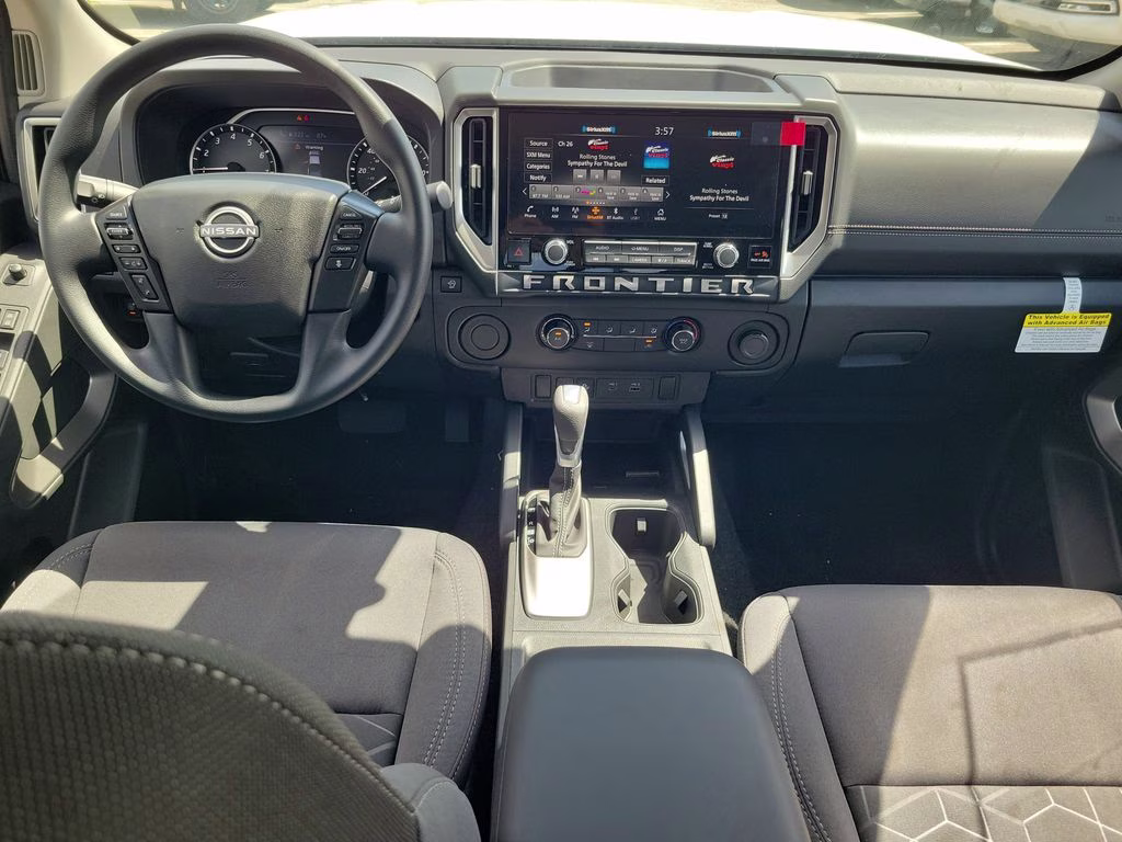2026 Glacier White Nissan Frontier SV RWD Truck