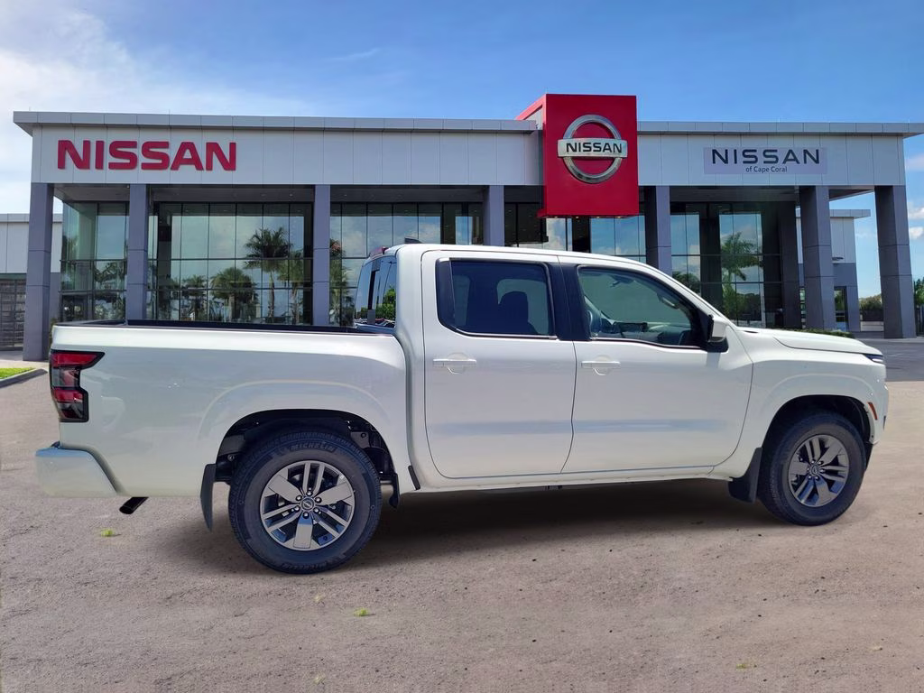 2026 Glacier White Nissan Frontier SV RWD Truck
