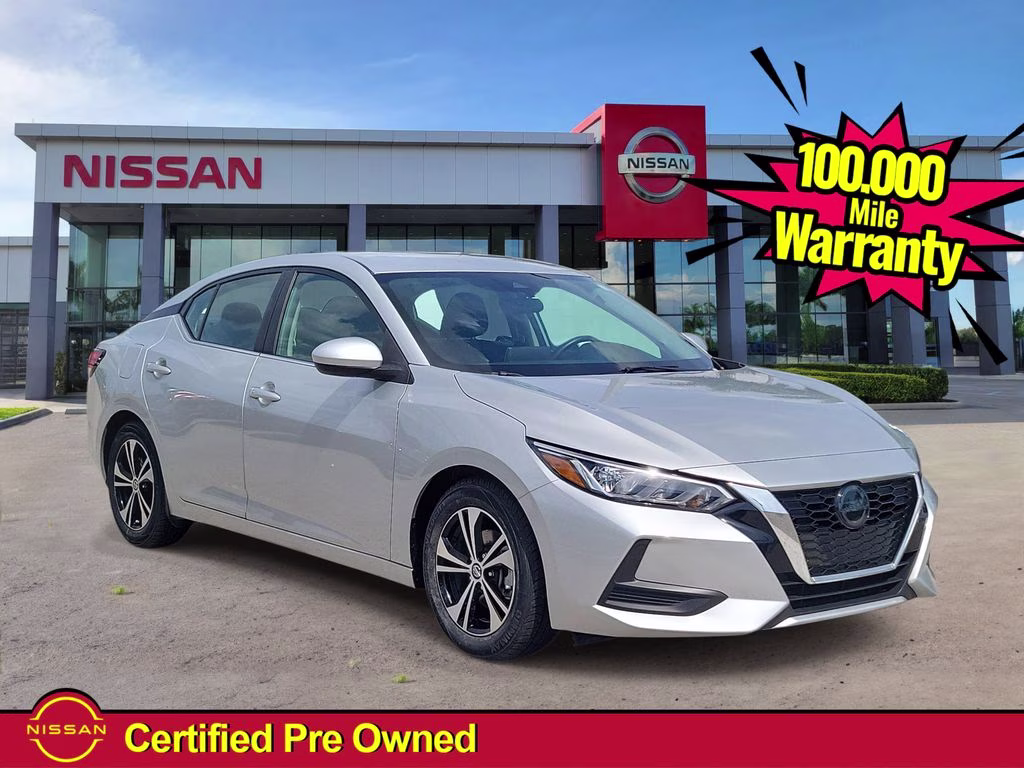 2023 Brilliant Silver Metallic Nissan Sentra SV FWD Sedan
