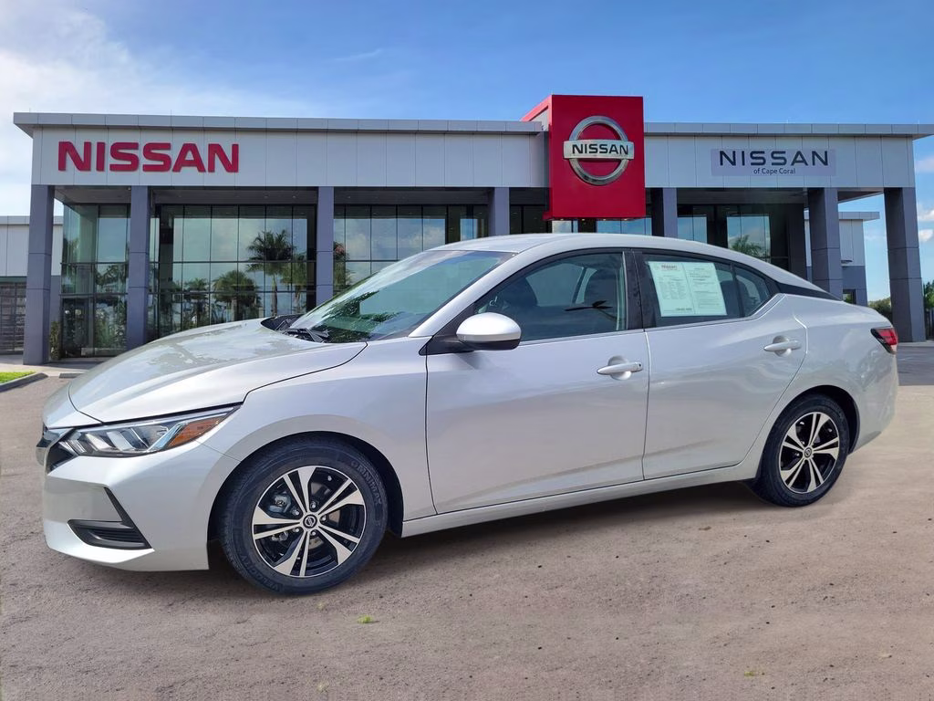 2023 Brilliant Silver Metallic Nissan Sentra SV FWD Sedan