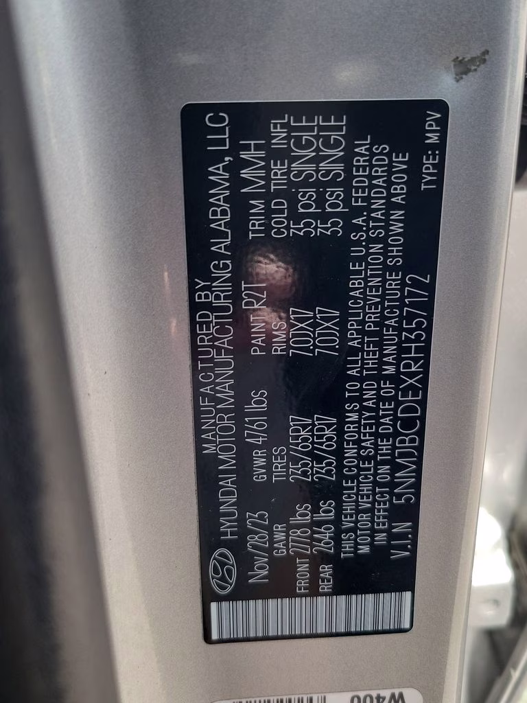 2024 Shimmering Silver Hyundai Tucson SEL AWD SUV