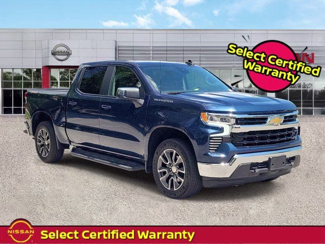 2022 Northsky Blue Metallic Chevrolet Silverado 1500 LT 4X4 Truck