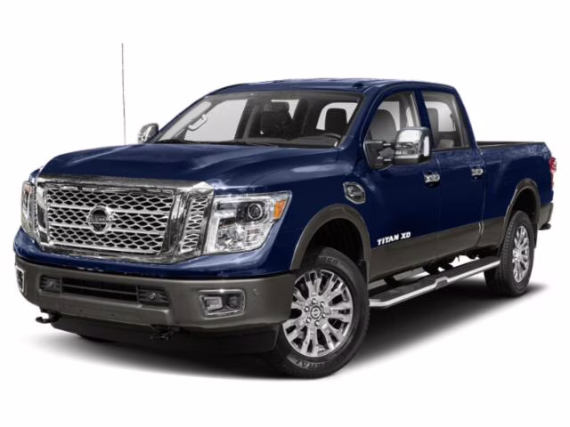 2019 Deep Blue Pearl Metallic Nissan Titan XD Platinum Reserve 4X4 Truck