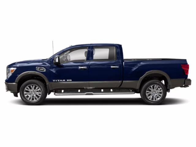 2019 Deep Blue Pearl Metallic Nissan Titan XD Platinum Reserve 4X4 Truck