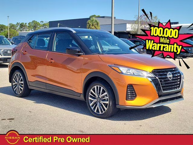 2024 Monarch Orange Metallic/Super Black Nissan Kicks SV FWD SUV