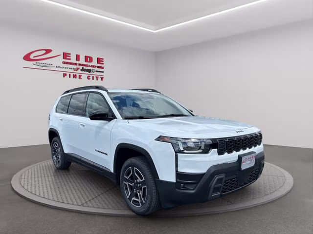 2026 Bright White Clearcoat Jeep Cherokee Laredo 4X4 SUV