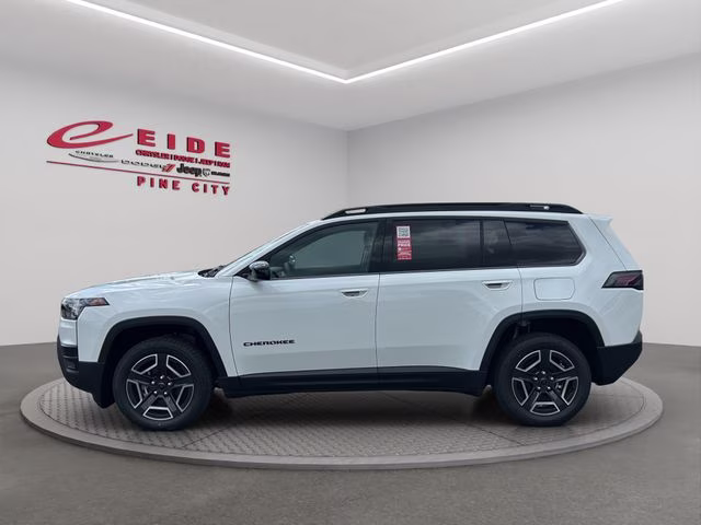 2026 Bright White Clearcoat Jeep Cherokee Laredo 4X4 SUV