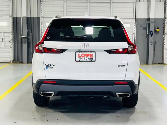 2026 Platinum White Pearl Honda CR-V Hybrid Sport FWD SUV