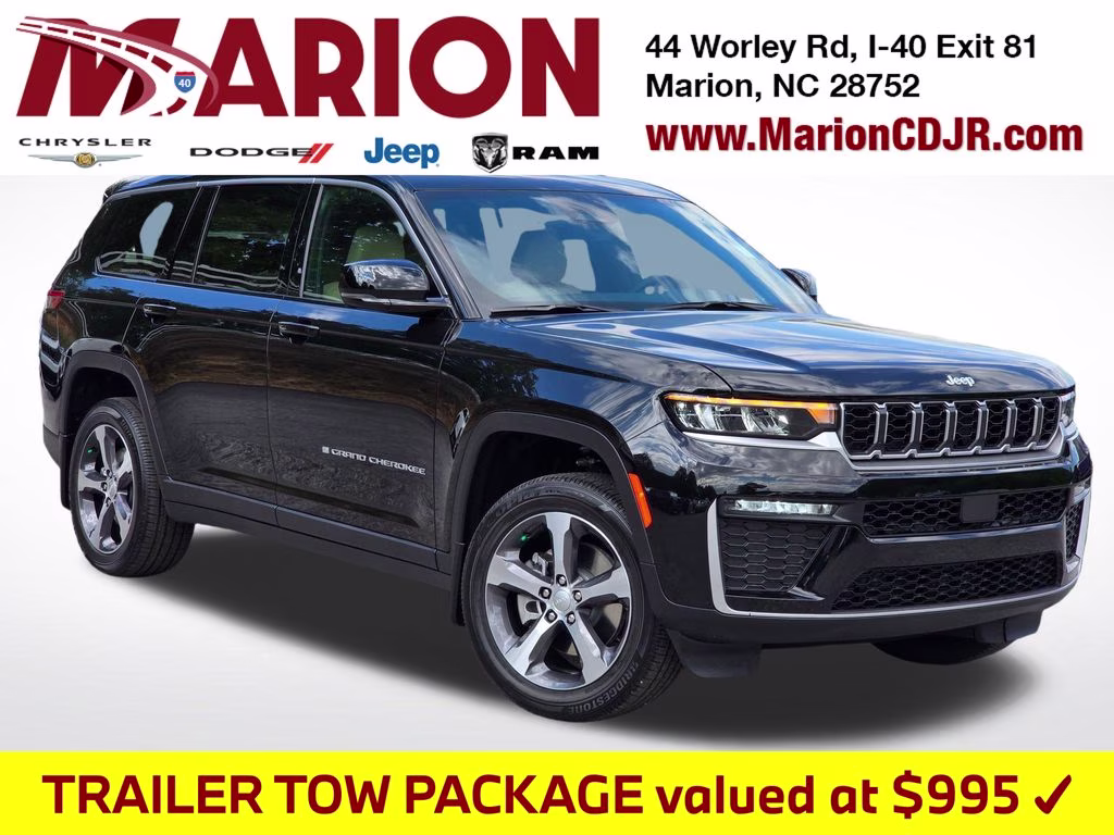 2026 Diamond Black Crystal Pearlcoat Jeep Grand Cherokee L Limited 4X4 SUV