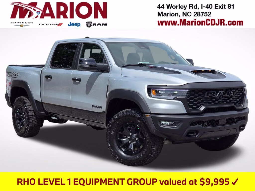 2026 Silver Zynith Ram 1500 RHO 4X4 Truck