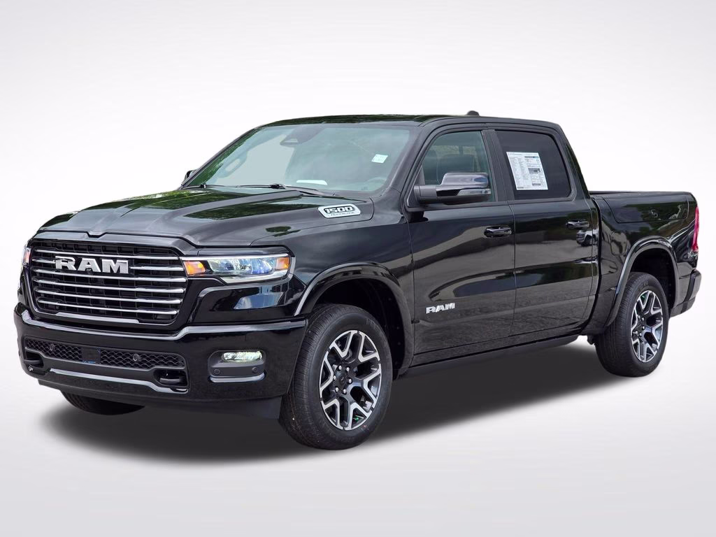 2026 Diamond Black Crystal Pearlcoat Ram 1500 Laramie 4X4 Truck