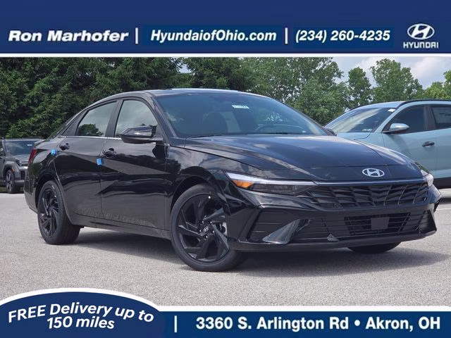 2026 Abyss Black Hyundai Elantra SEL Sport FWD Sedan