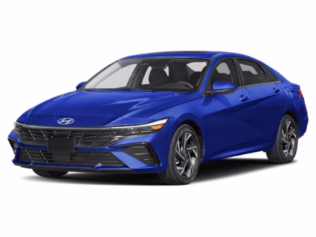 2025 Intense Blue Hyundai Elantra SEL Convenience FWD Sedan