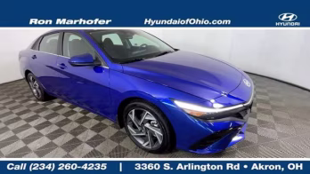 2025 Intense Blue Hyundai Elantra SEL Convenience FWD Sedan