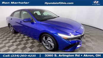 2025 Intense Blue Hyundai Elantra SEL Convenience FWD Sedan