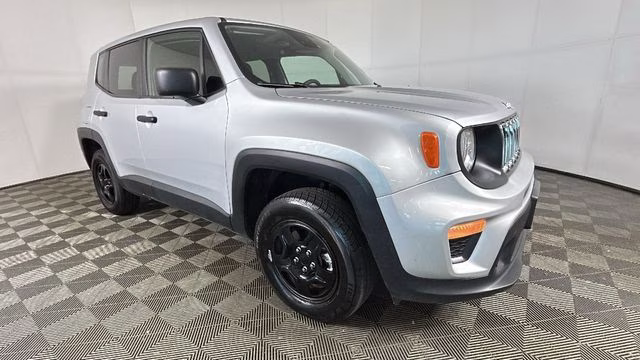 2021 Glacier Metallic Clearcoat Jeep Renegade Sport 4X4 SUV