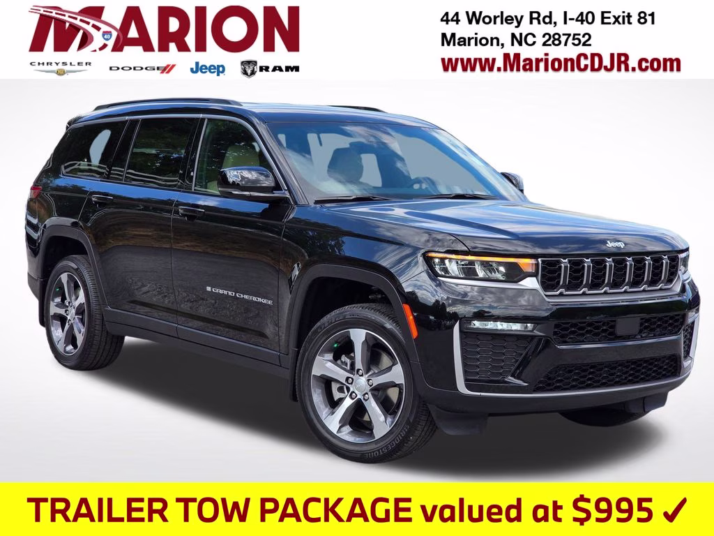 2026 Diamond Black Crystal Pearlcoat Jeep Grand Cherokee L Limited 4X4 SUV