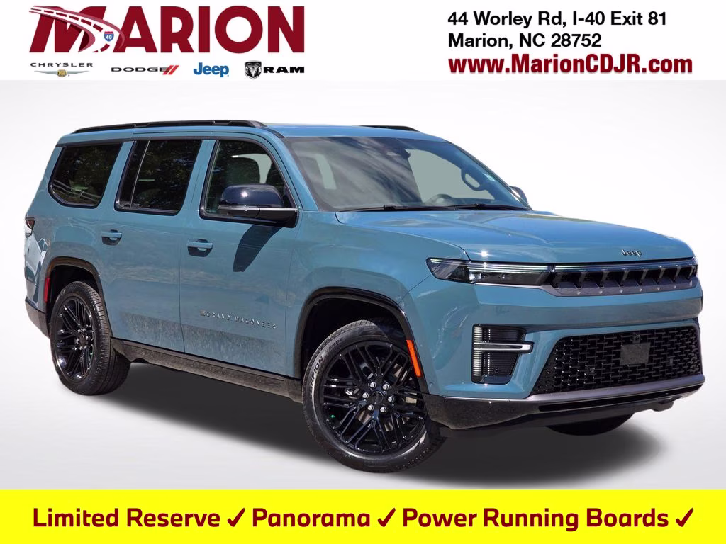 2026 Steel Blue Jeep Grand Wagoneer Limited Reserve 4X4 SUV