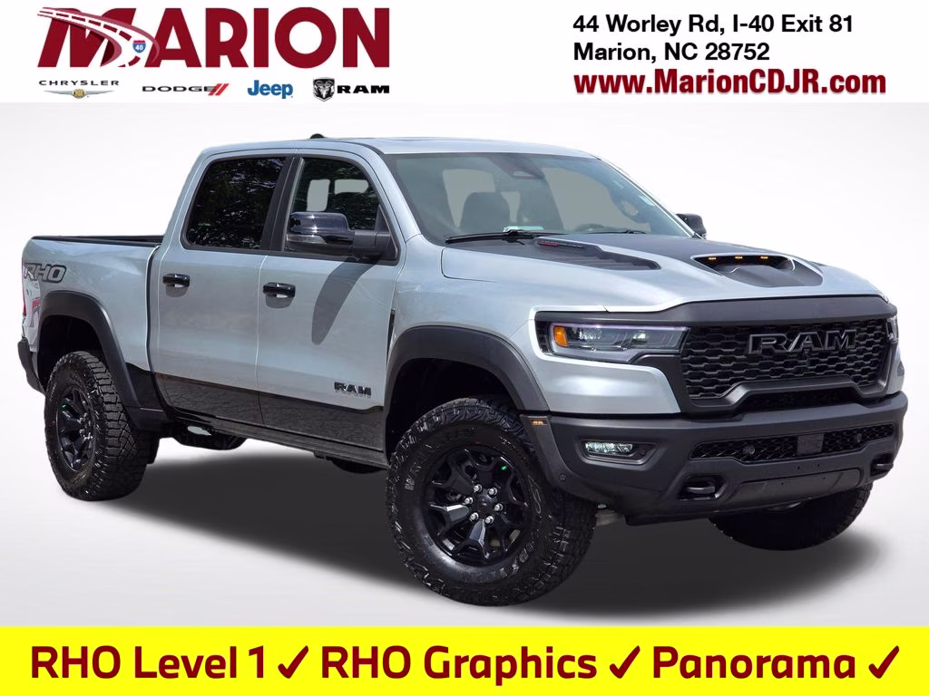 2026 Silver Zynith Ram 1500 RHO 4X4 Truck