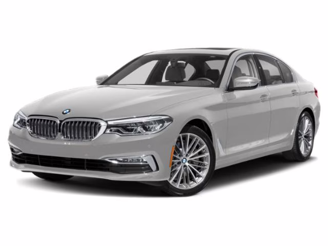 2019 Mineral White Metallic BMW 5 Series 540i RWD Sedan