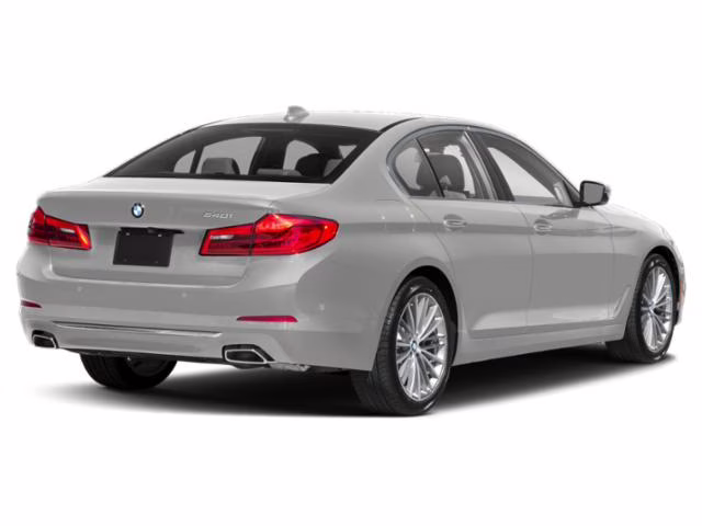 2019 Mineral White Metallic BMW 5 Series 540i RWD Sedan