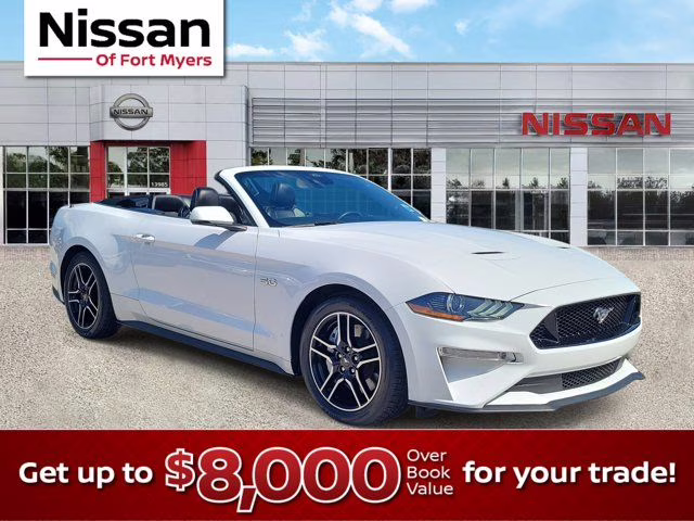 2023 Oxford White Ford Mustang GT Premium RWD Convertible