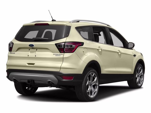 2017 White Gold Metallic Ford Escape Titanium 4X4 SUV