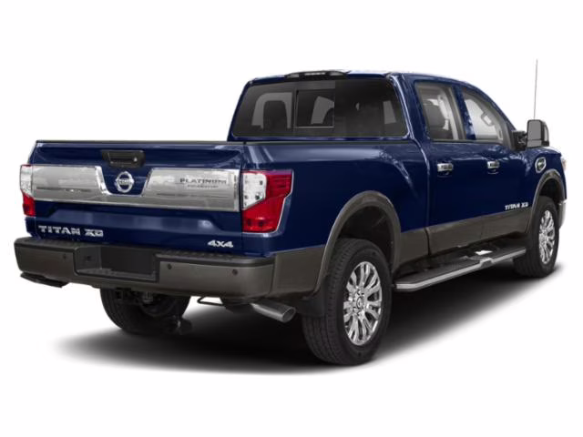 2019 Deep Blue Pearl Metallic Nissan Titan XD Platinum Reserve 4X4 Truck