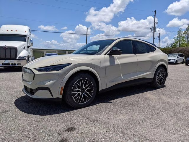 2026 Desert Sand Ford Mustang Mach-E Premium RWD SUV