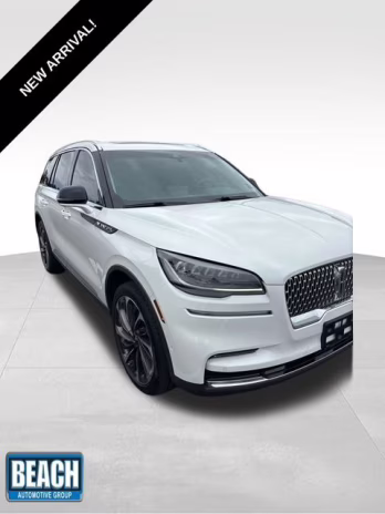 2024 Pristine White Metallic Tri-Coat Lincoln Aviator Reserve AWD SUV