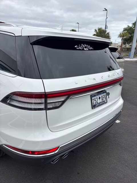 2024 Pristine White Metallic Tri-Coat Lincoln Aviator Reserve AWD SUV