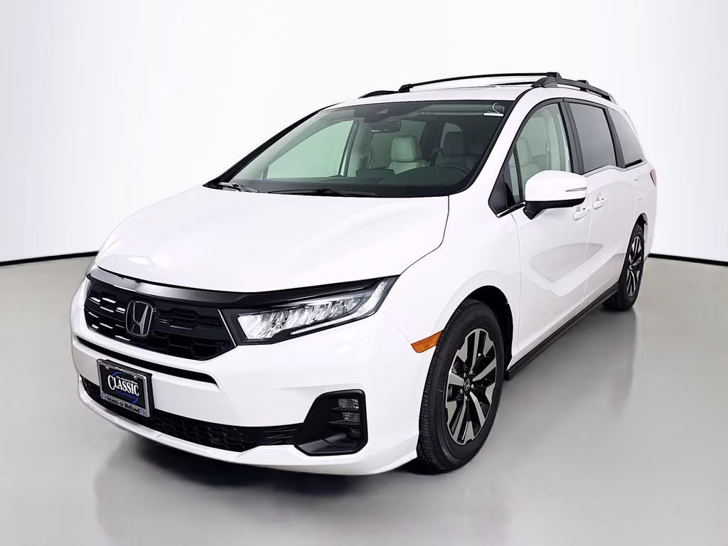 2026 Platinum White Pearl Honda Odyssey EX-L FWD Van