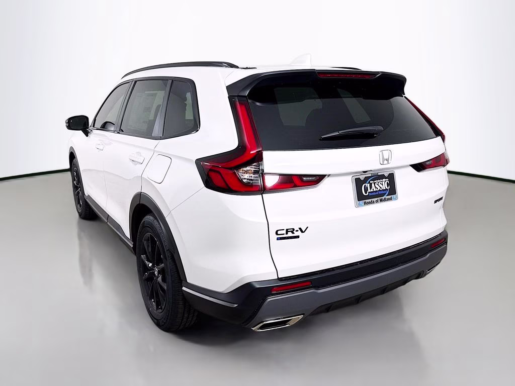 2026 Platinum White Pearl Honda CR-V Hybrid Sport FWD SUV
