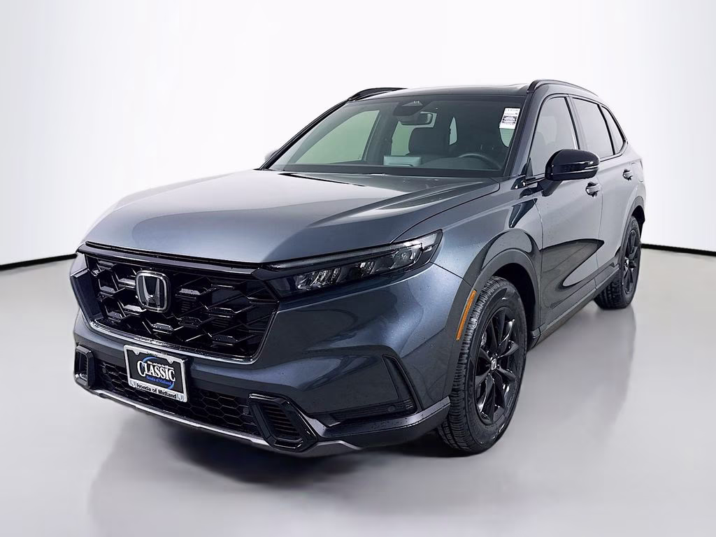2026 Meteorite Gray Metallic Honda CR-V Hybrid Sport-L FWD SUV