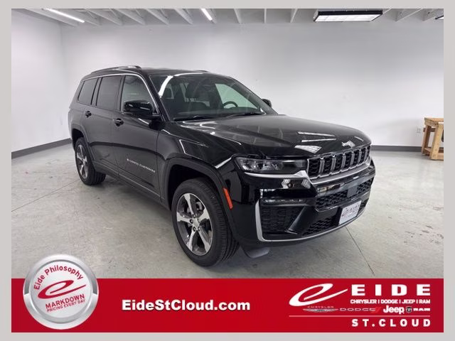 2026 Diamond Black Crystal Pearlcoat Jeep Grand Cherokee L Limited 4X4 SUV
