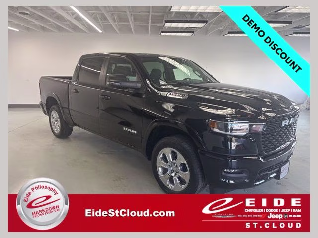 2026 Diamond Black Crystal Pearlcoat Ram 1500 Big Horn 4X4 Truck