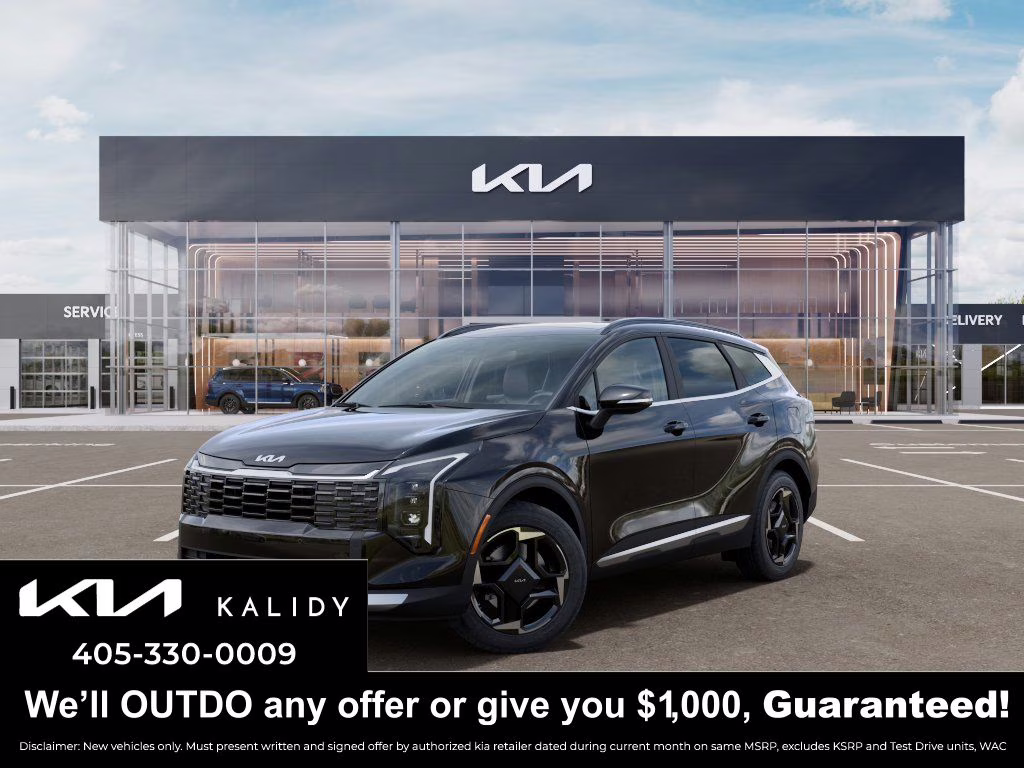 2026 Ebony Black Kia Sportage EX FWD SUV
