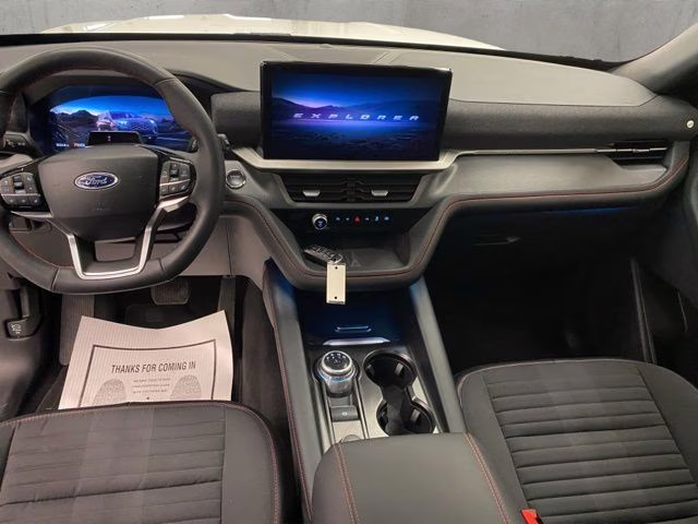 2025 White Metallic Ford Explorer ST-Line 4X4 SUV