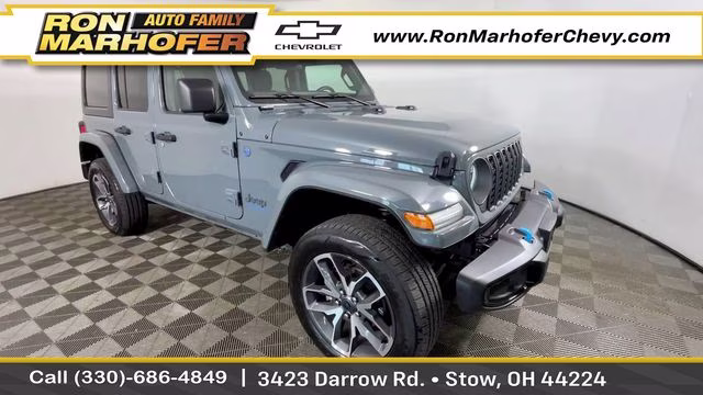2024 Anvil Clear Coat Jeep Wrangler Sport S 4xe 4X4 SUV