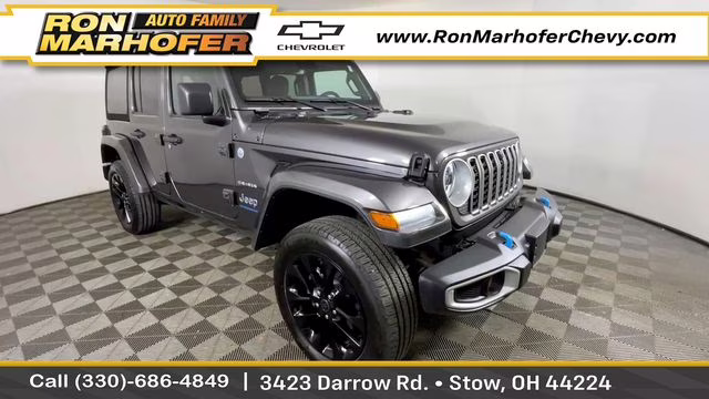 2024 Granite Crystal Metallic Clearcoat Jeep Wrangler Sahara 4xe 4X4 SUV