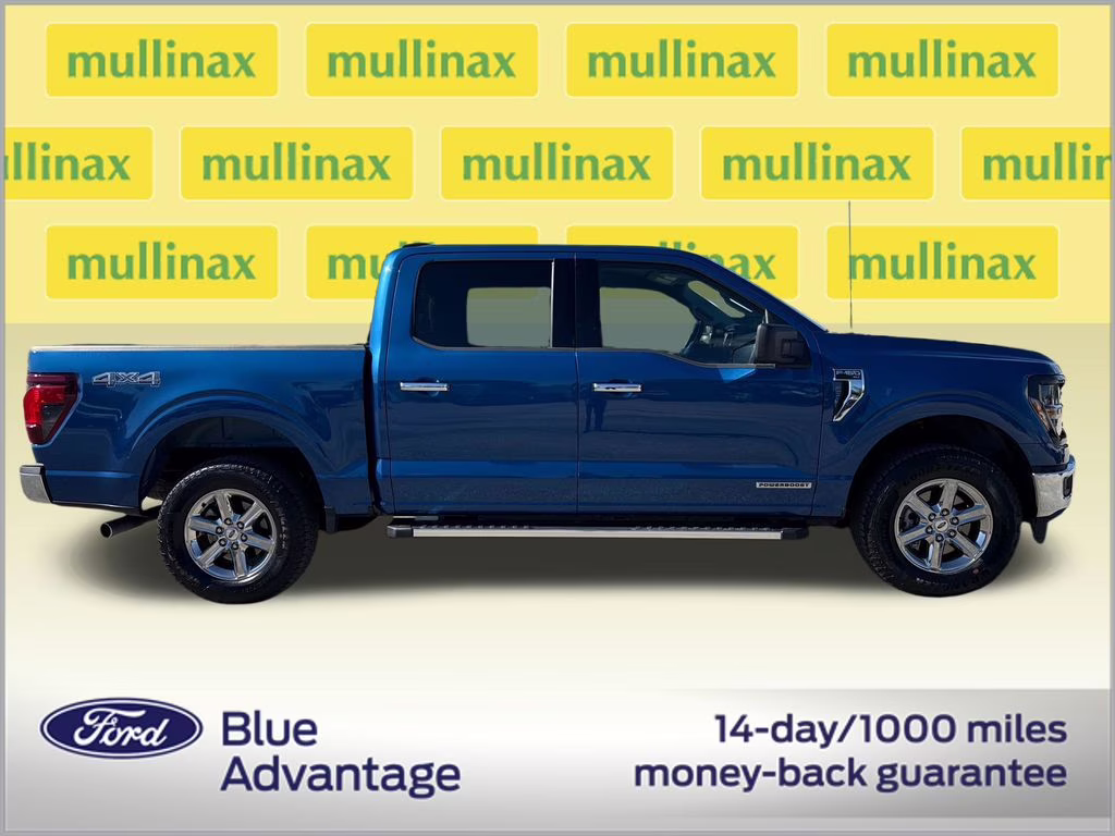 2025 Atlas Blue Metallic Ford F-150 XLT 4X4 Truck