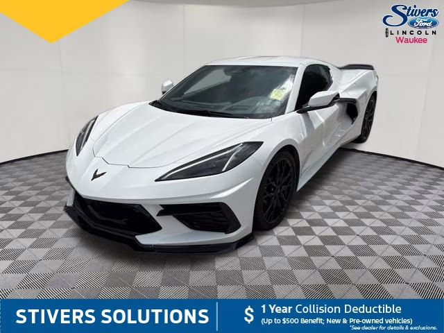 2024 Arctic White Chevrolet Corvette Stingray RWD Coupe