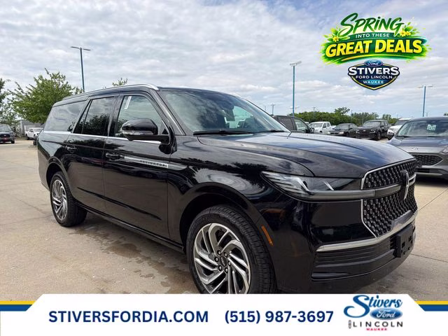 2026 Infinite Black Metallic Clearcoat Lincoln Navigator L Reserve 4X4 SUV